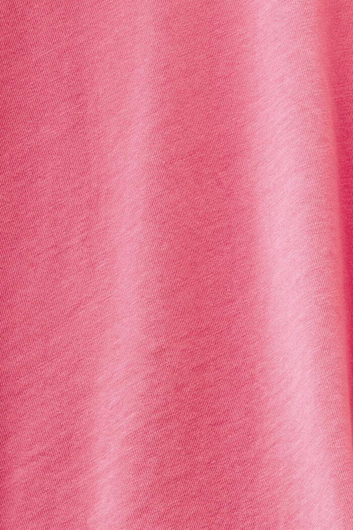 Bavlněné tričko seprané kyselinou, PINK FUCHSIA, detail image number 5