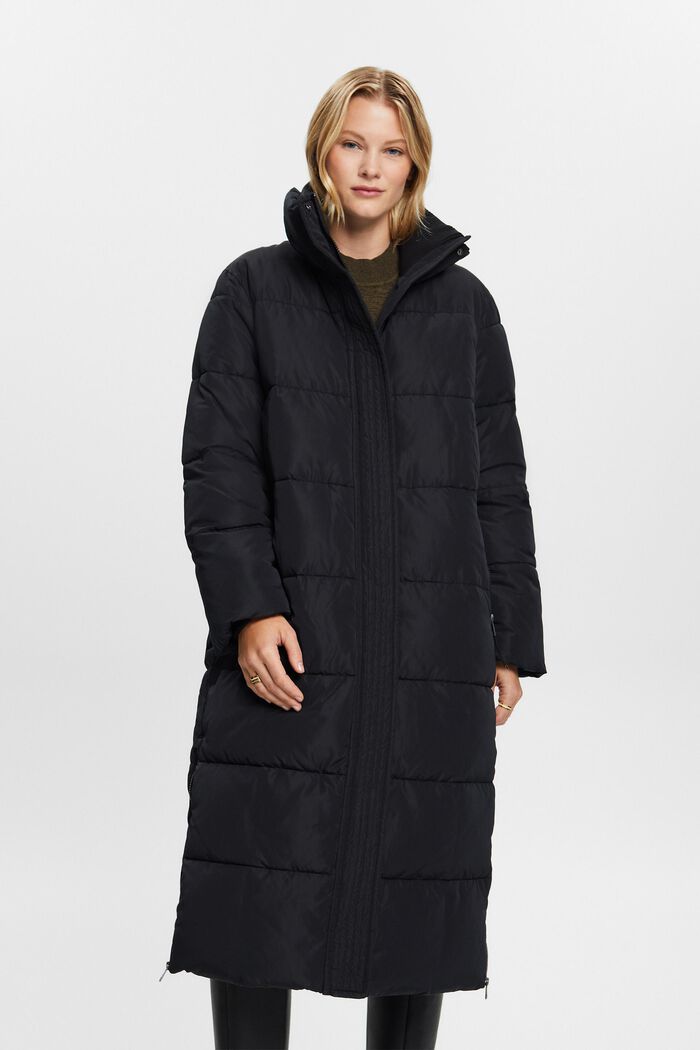 Péřový kabát, BLACK, detail image number 1
