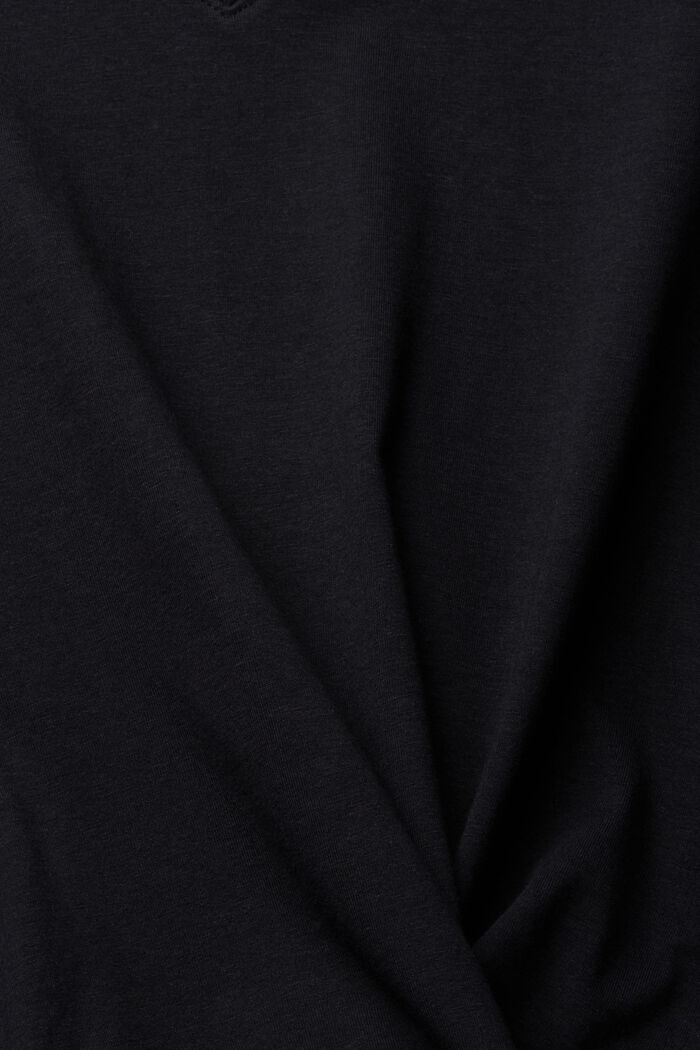 2 ks v balení: trička ze směsi s bavlnou, BLACK, detail image number 5