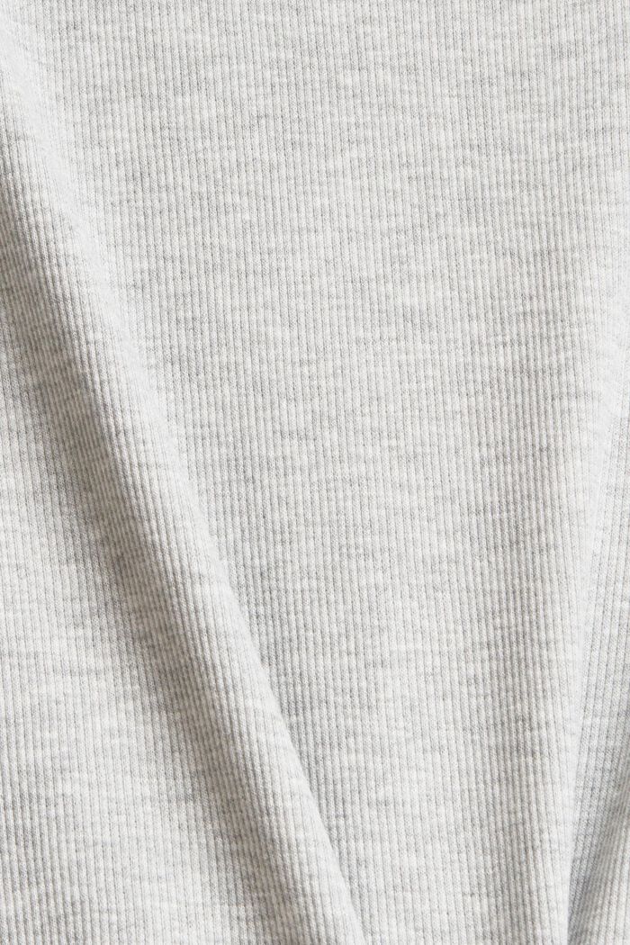 Žerzejové tričko s bio bavlnou, LIGHT GREY, detail image number 1