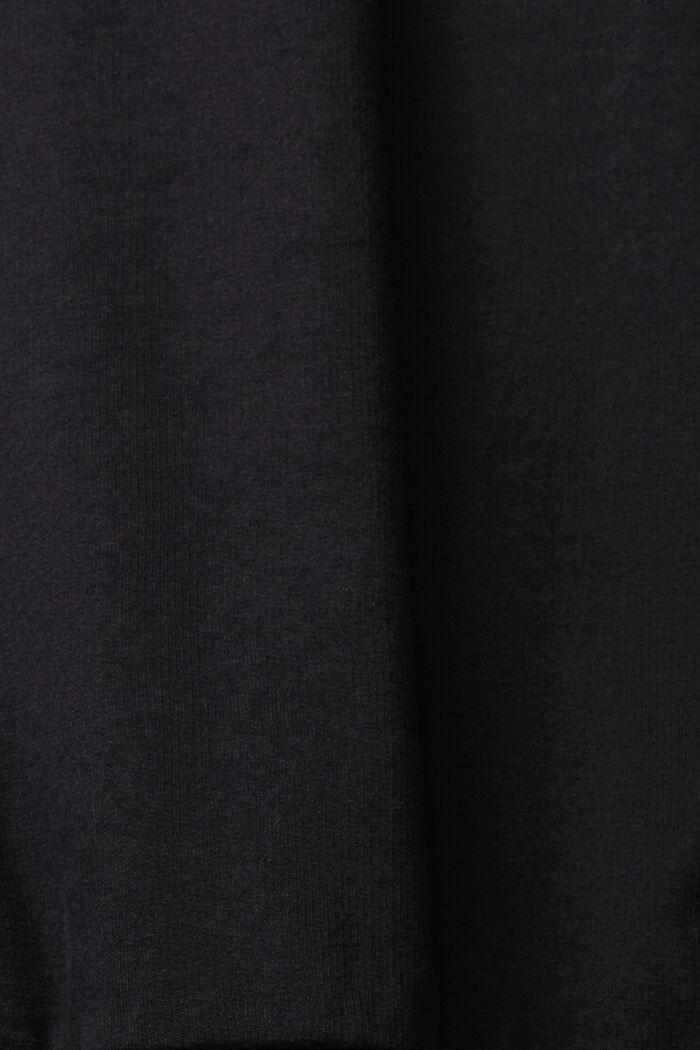 Teplákové šaty s rolákem, BLACK, detail image number 5