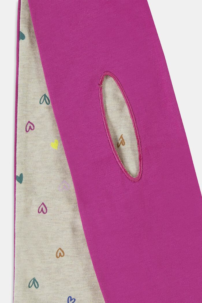 Oboustranný šátek na krk, DARK PINK, detail image number 2