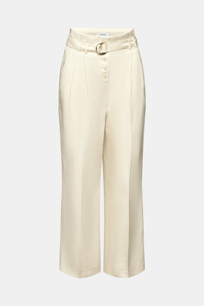 Mix and Match zkrácená kalhotová sukně, vysoký pas, SAND, detail image number 7