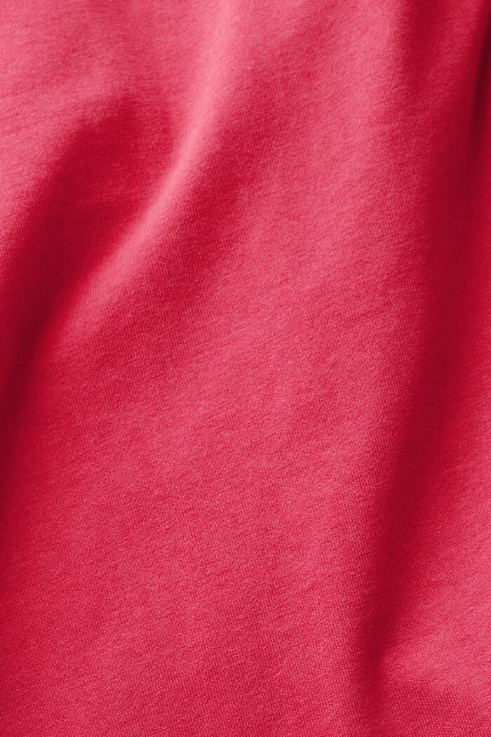 Tričko s ohrnutými manžetami, CHERRY RED, detail image number 4