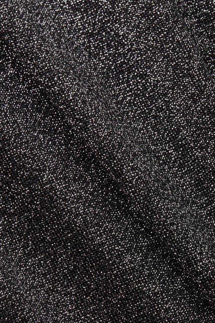Pletené minišaty s flitry, LENZING™ ECOVERO™, BLACK, detail image number 5