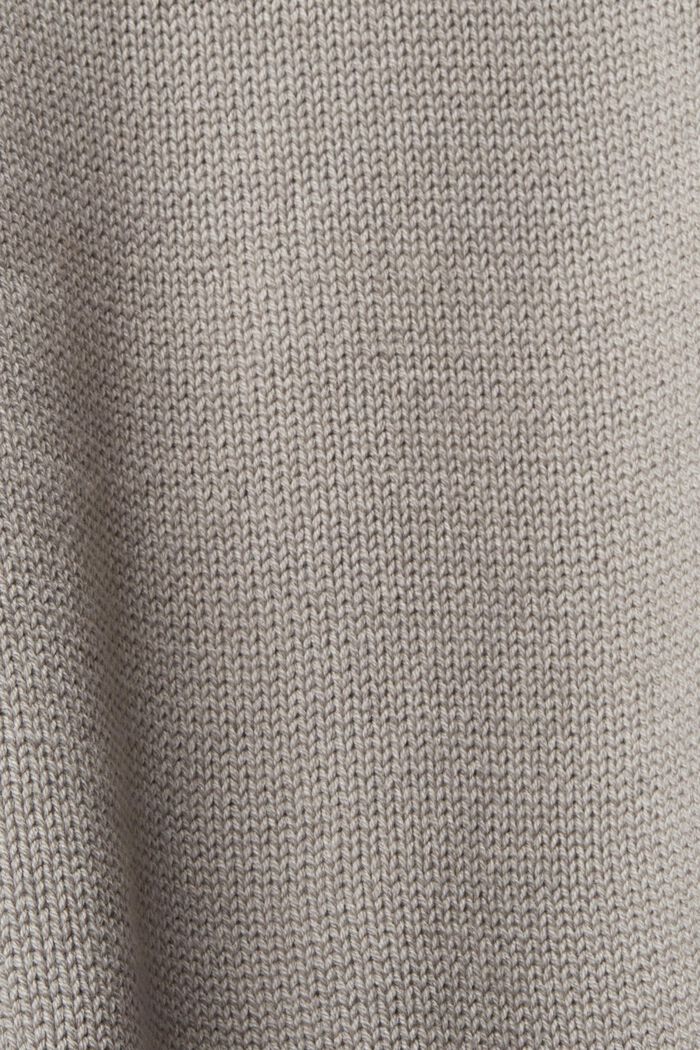 Pletený pulovr s nízkým rolákem, MEDIUM GREY, detail image number 1