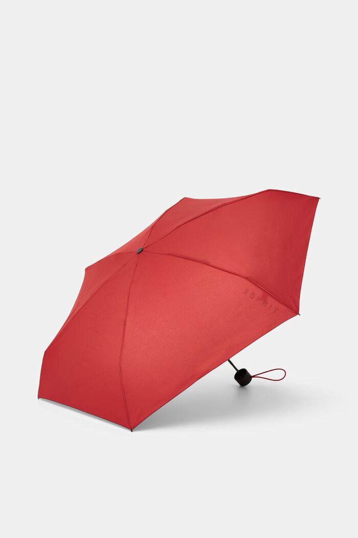 Jednobarevný kapesní mini deštník, RED, detail image number 2