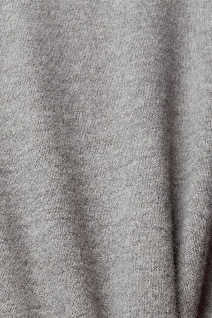 Pletený pulovr s rolákem, MEDIUM GREY, detail image number 1