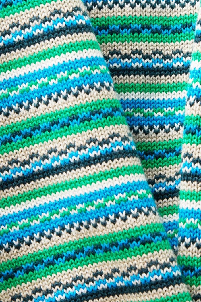 Bavlněný žakárový pulovr s krátkým rolákem, ICE, detail image number 6