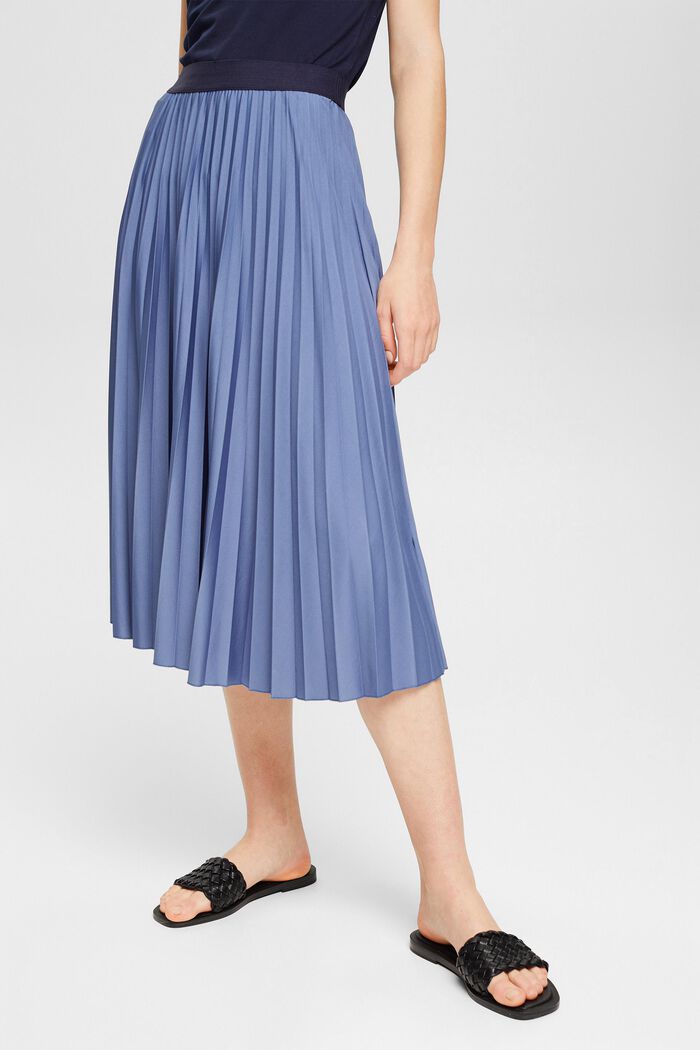 Plisovaná sukně s pasem na gumu, BLUE LAVENDER, detail image number 2