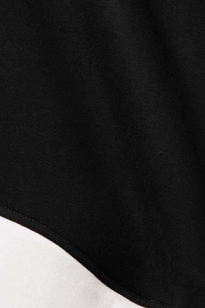 Žerzejový kardigan na zip, BLACK, detail image number 4