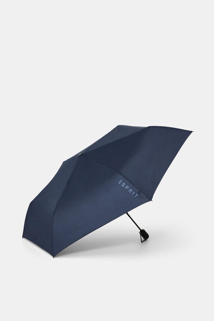 Modrý skládací deštník Easymatic slimline, ONE COLOR, detail image number 2