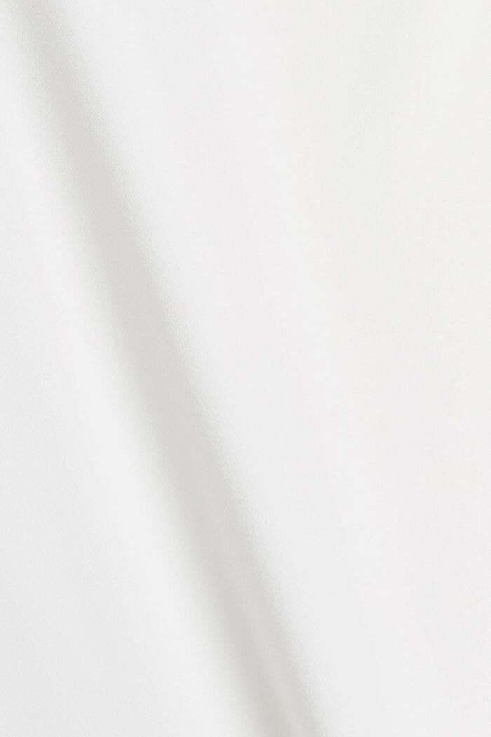 Strečová halenka s nezačištěnými okraji, OFF WHITE, detail image number 1