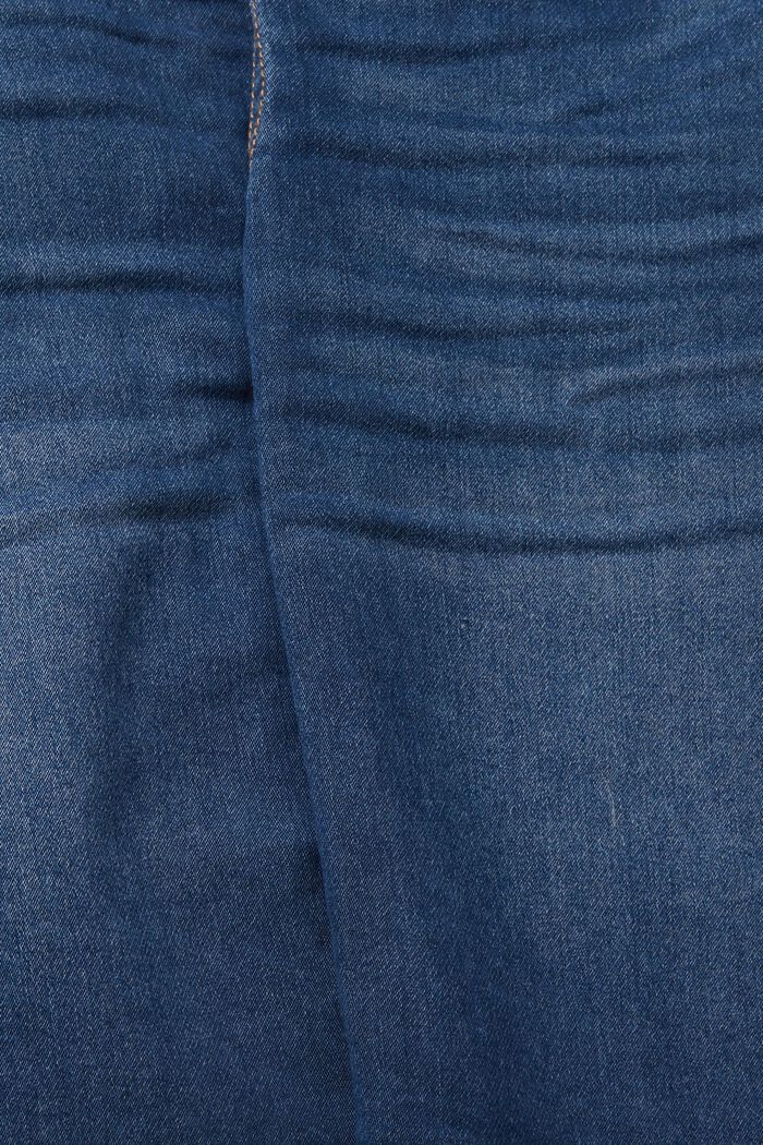 Džínová sukně s pasem na stahovací šňůrku, BLUE DARK WASHED, detail image number 4