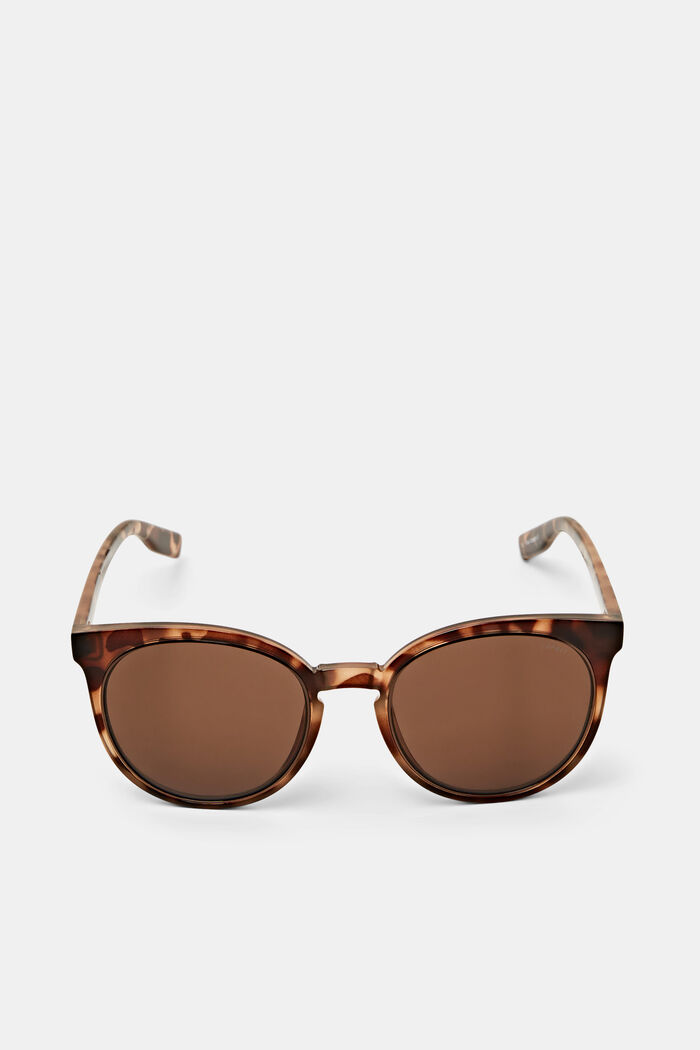 Výrazné sluneční brýle s kulatými obroučkami, HAVANNA, detail image number 0