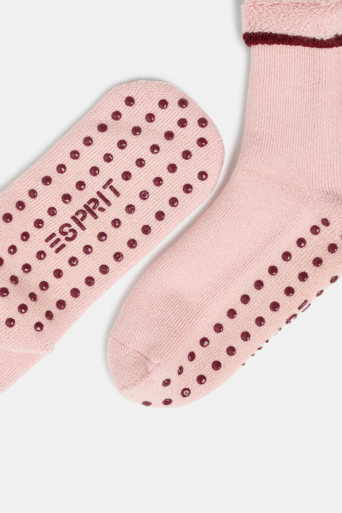 Měkké protiskluzové ponožky, směs s vlnou, ENGLISH ROSE, detail image number 1
