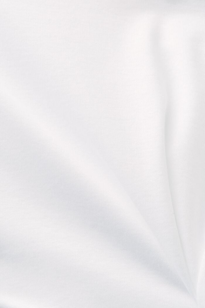 Bavlněné tričko s krátkým rukávem, WHITE, detail image number 5