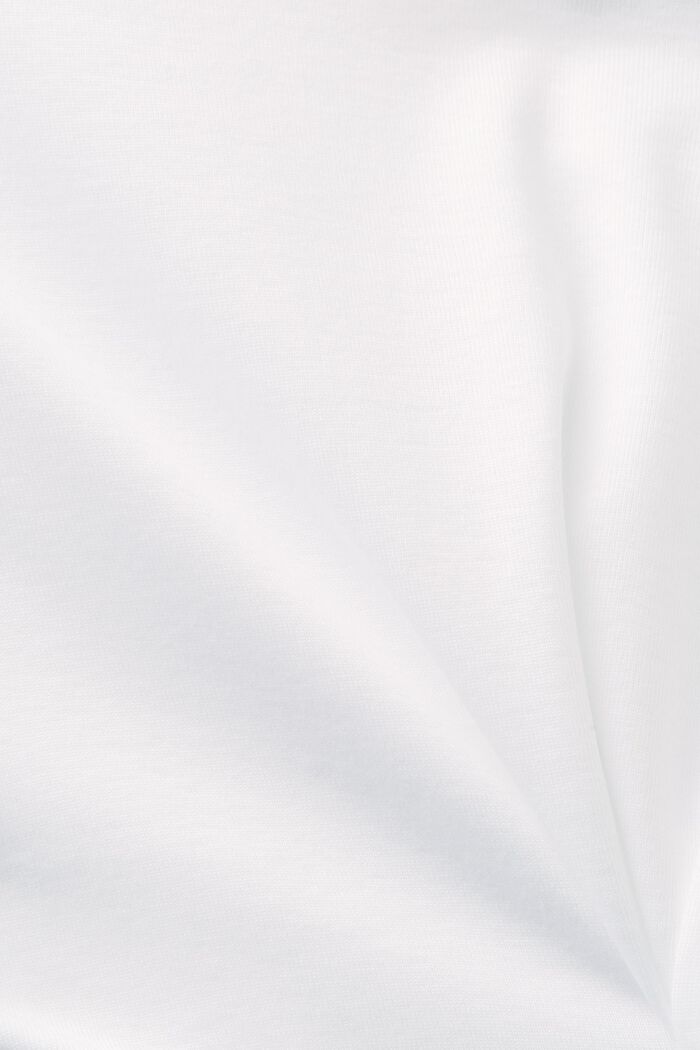 Bavlněné tričko s krátkým rukávem, WHITE, detail image number 5