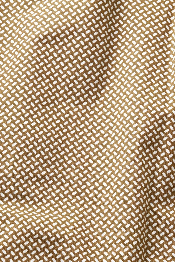 Potištěná košile s krátkým rukávem, OLIVE, detail image number 5