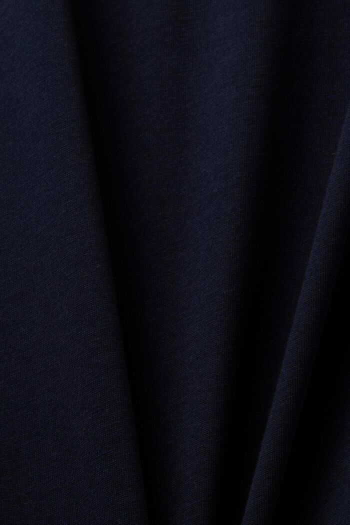 Žerzejové triko s logem, 100% bavlna, NAVY, detail image number 5