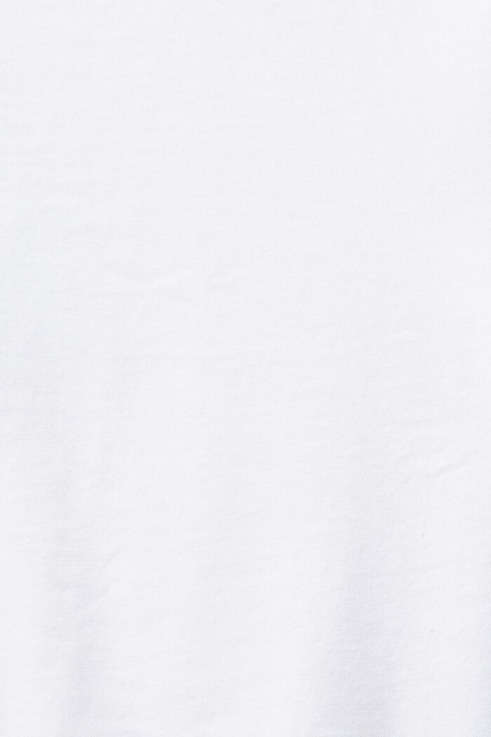 Bavlněné tričko s grafickým potiskem, WHITE, detail image number 5