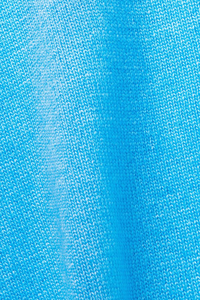 Pulovr s kulatým výstřihem, z pleteniny, BLUE, detail image number 4