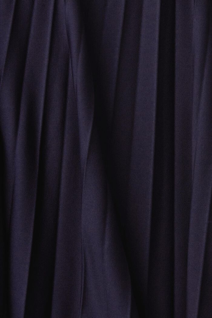 Plisovaná midi sukně, NAVY, detail image number 4