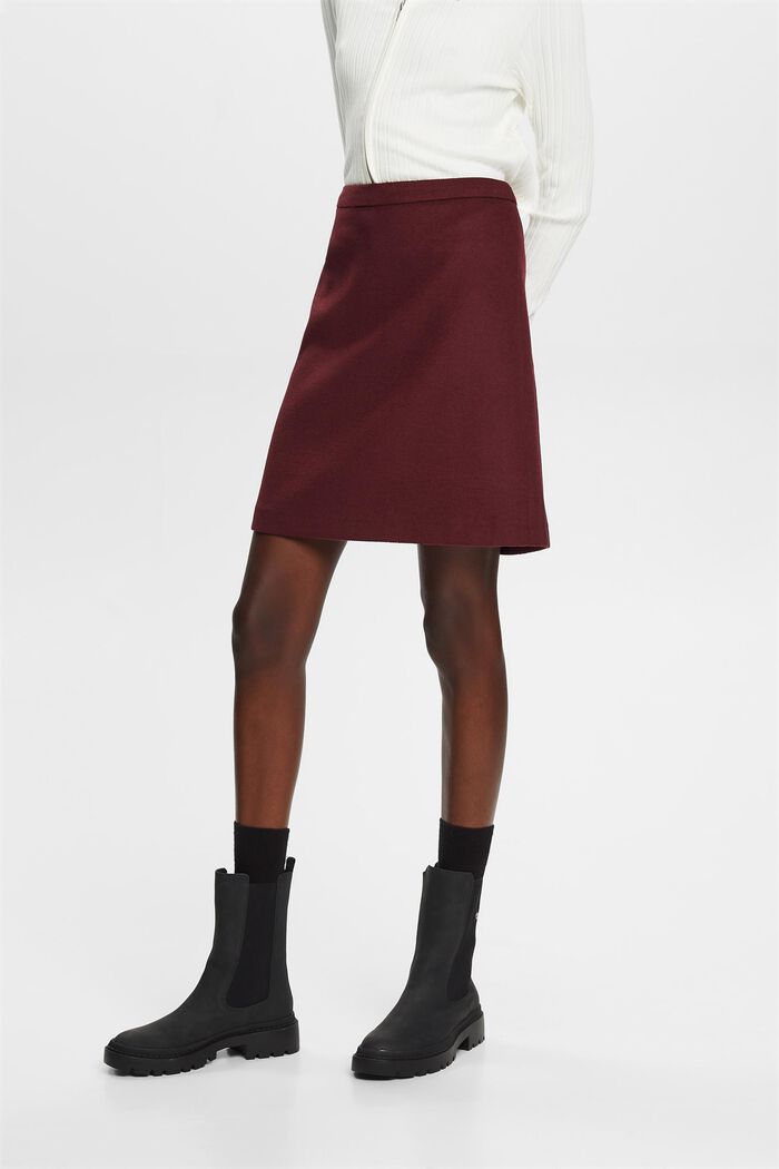 Skirts woven Regular fit, AUBERGINE, detail image number 0