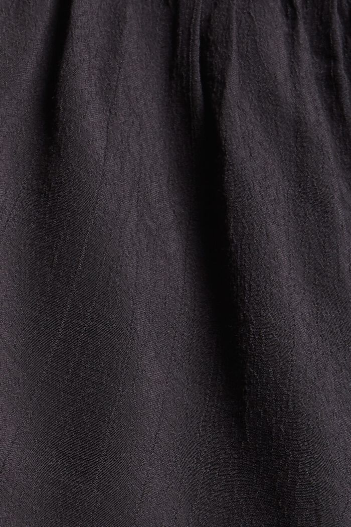 Žabičková mini volánová sukně, LENZING™ ECOVERO™, BLACK, detail image number 4