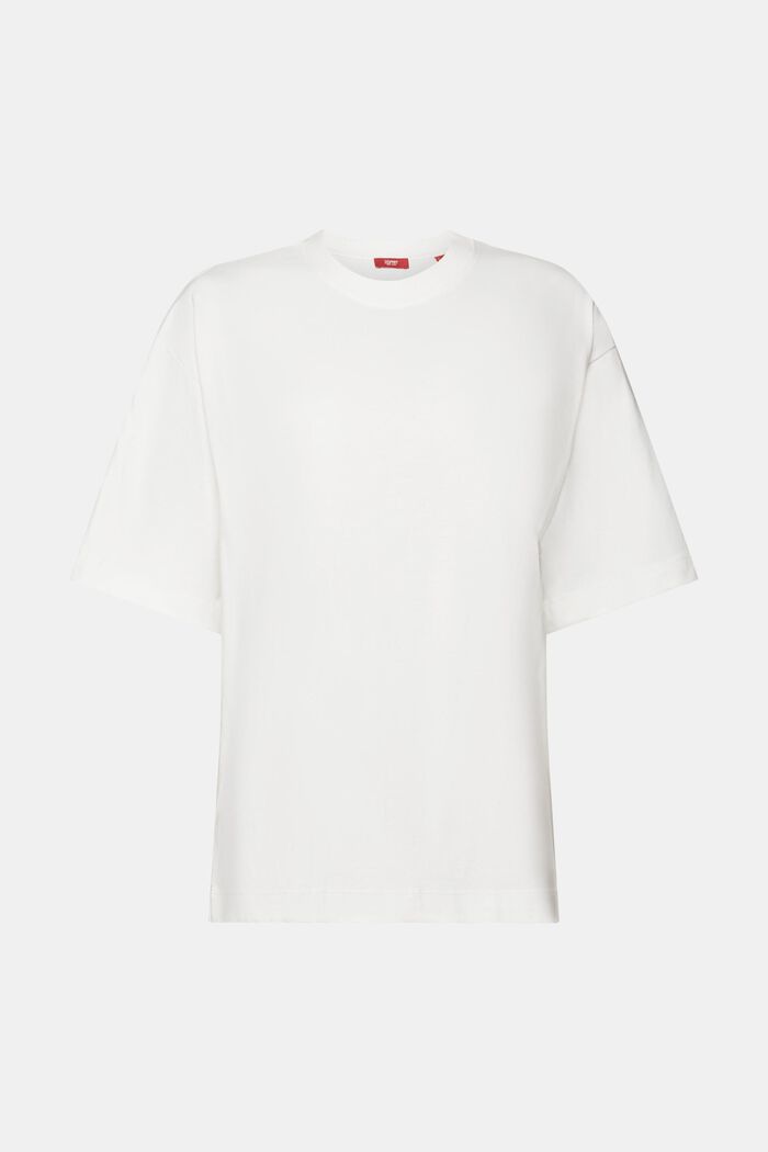 Oversize bavlněné tričko, OFF WHITE, detail image number 6