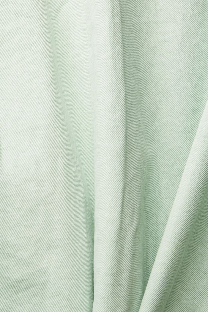 CURVY s materiálem TENCEL™: košilová bunda, DUSTY GREEN, detail image number 4
