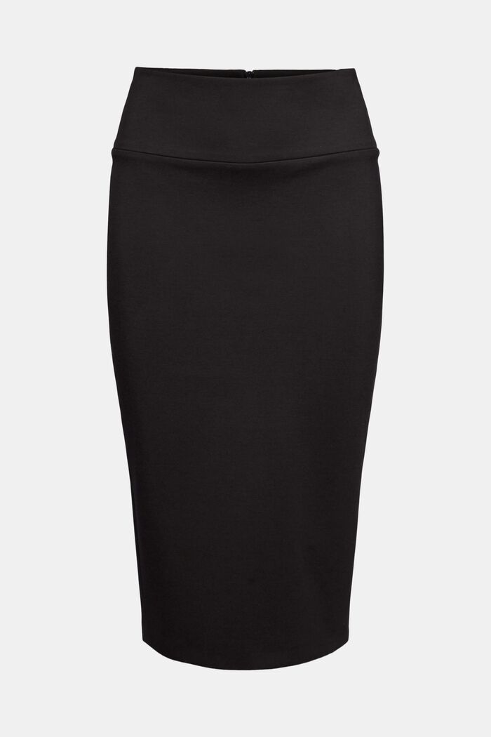 SOFT PUNTO mix + match strečová sukně, BLACK, detail image number 5
