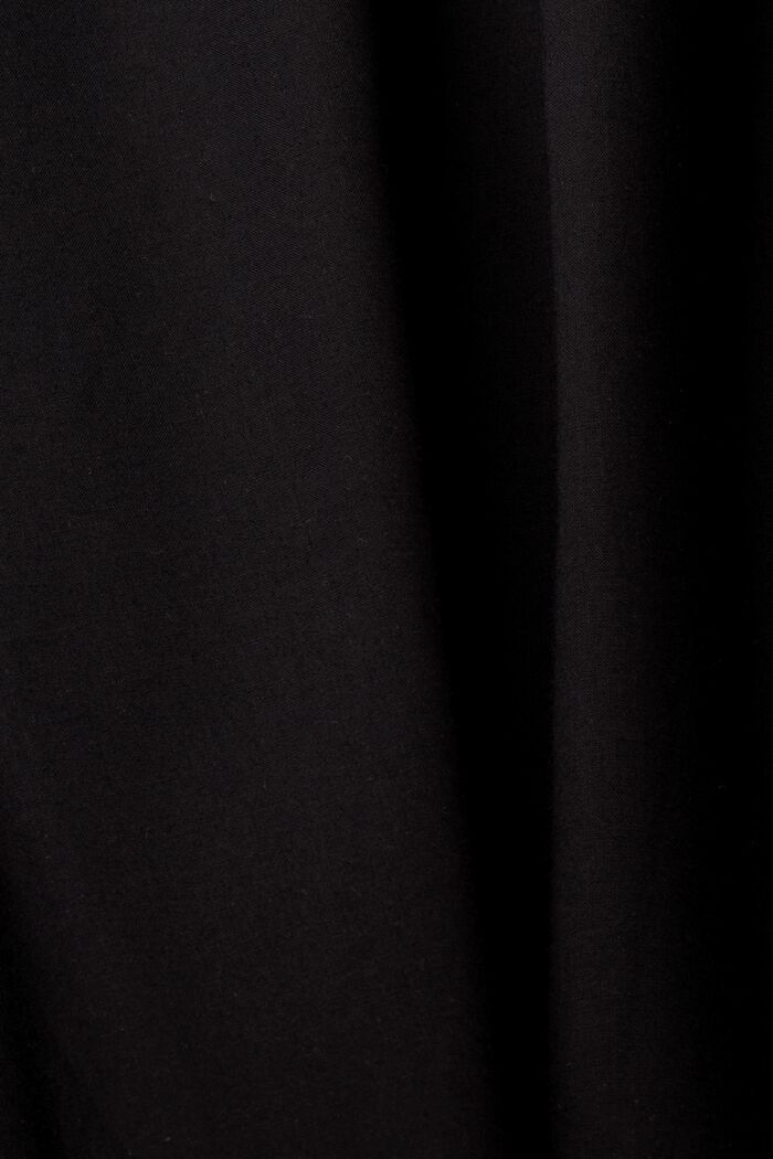 Midi šaty s vyšíváním, LENZING™ ECOVERO™, BLACK, detail image number 4