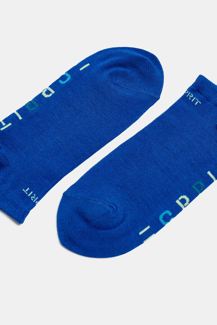 Ponožky do tenisek, s logem, 2 páry v balení, DEEP BLUE, detail image number 1