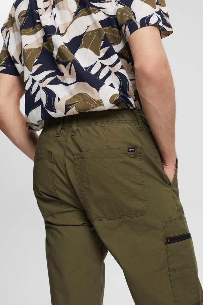 Kalhoty s kapsami na zip, FOREST, detail image number 6
