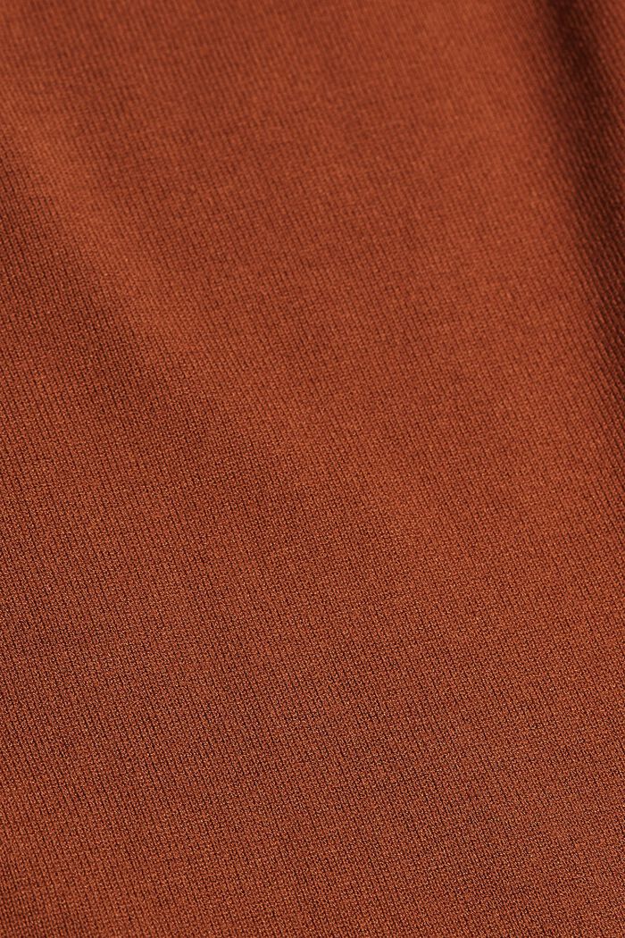 Pletené šaty s vlákny LENZING™ ECOVERO™, TOFFEE, detail image number 4
