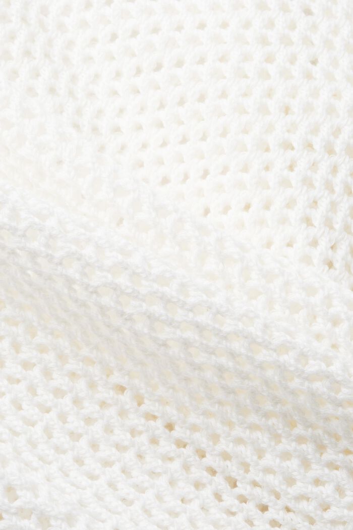 Svetřík ze síťoviny z udržitelné bavlny, OFF WHITE, detail image number 5