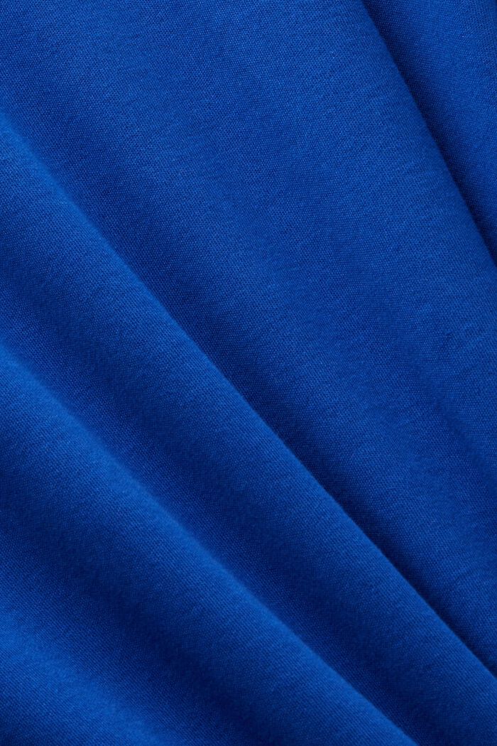 Bavlněné tričkové šaty s vycpávkami, BRIGHT BLUE, detail image number 4