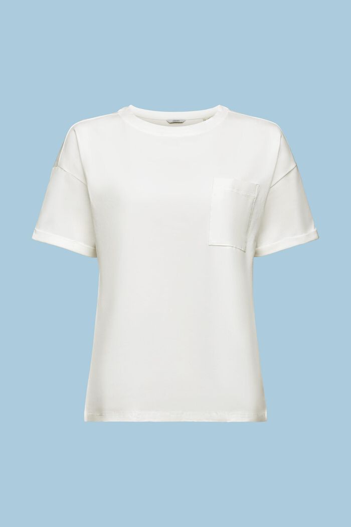 Pyžamové tričko, OFF WHITE, detail image number 5