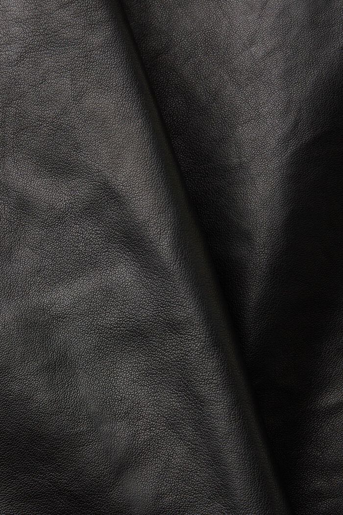 Kožená košilová bunda, BLACK, detail image number 7