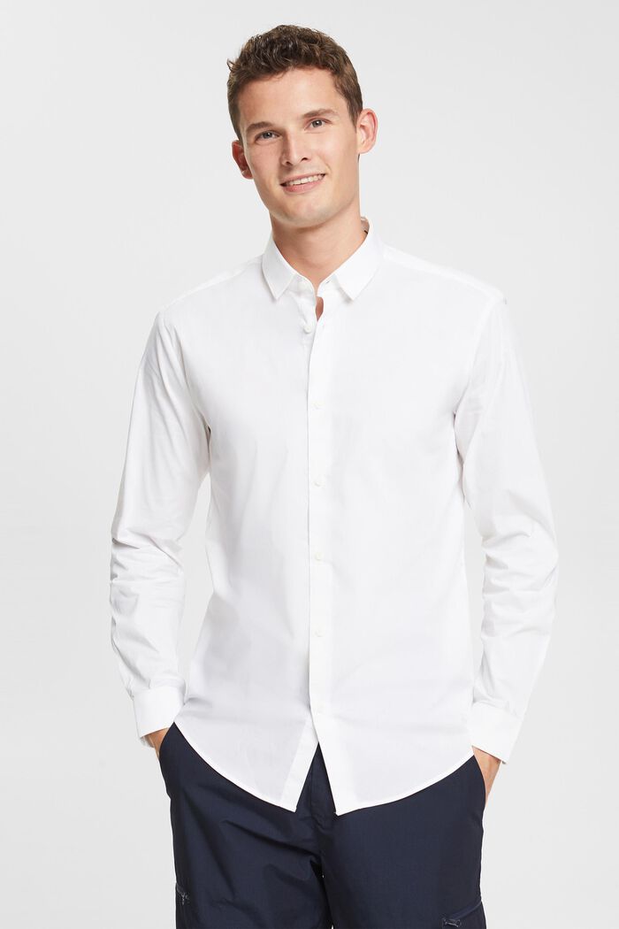 Tričko s úzkým střihem, WHITE, detail image number 1