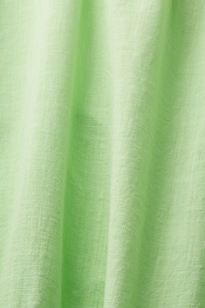 Halenka z udržitelné bavlny, krátký rukáv, CITRUS GREEN, detail image number 5