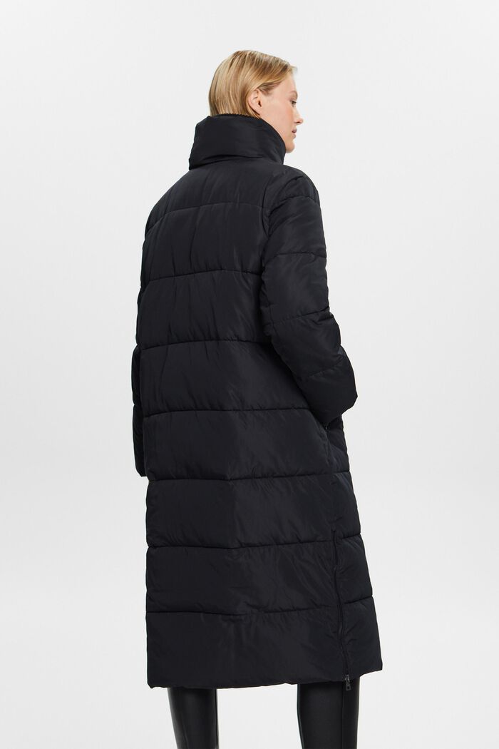 Péřový kabát, BLACK, detail image number 4