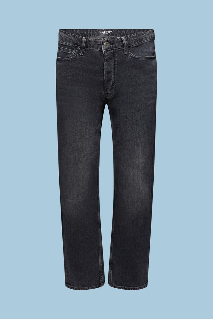 Retro pohodlné džíny se středně vysokým pasem, BLACK MEDIUM WASHED, detail image number 6