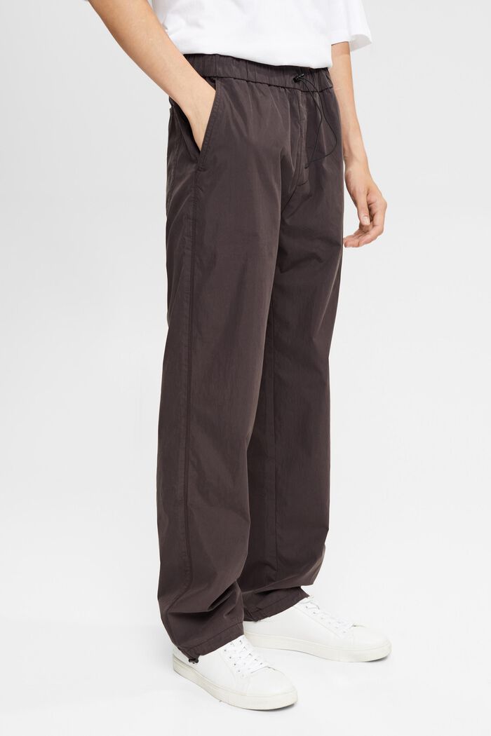 Kalhoty s elastickým pasem, BLACK, detail image number 0