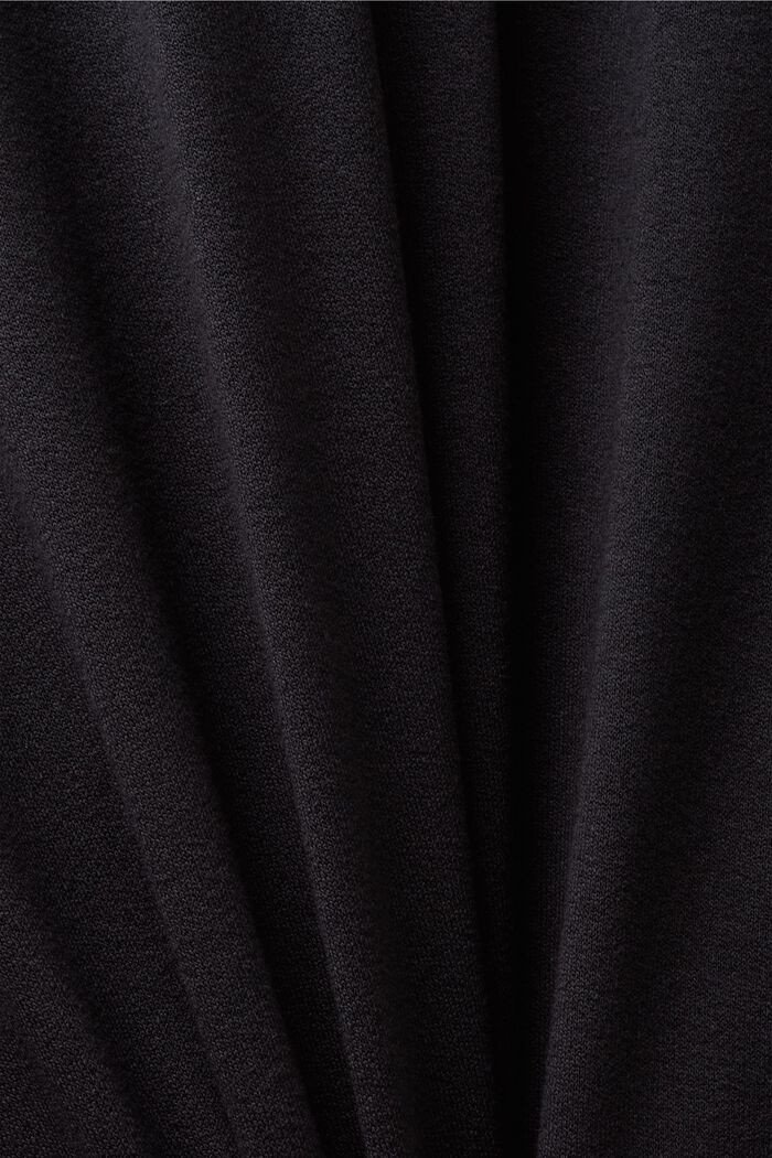 Tričko s dlouhým rukávem a nařasením, LENZING™ ECOVERO™, BLACK, detail image number 6