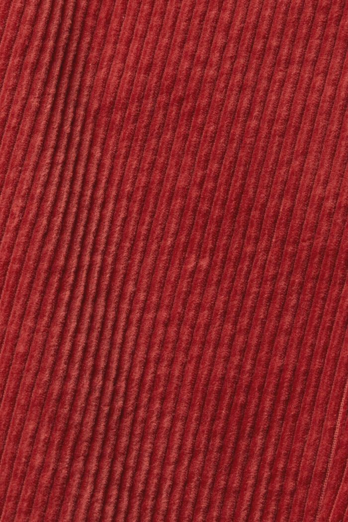 Manšestrové kalhoty z bavlny, TERRACOTTA, detail image number 6