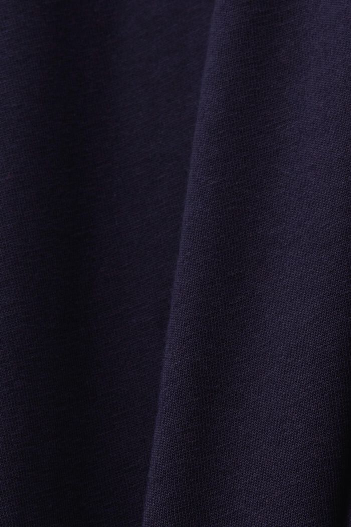 Potištěné žerzejové tričko, 100% bavlna, NAVY, detail image number 5