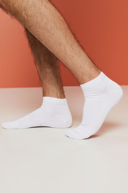 5 párů nízkých ponožek, ze směsi s bavlnou