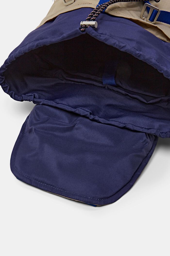 Dvoubarevný ruksak z ripstopu, LIGHT TAUPE, detail image number 3